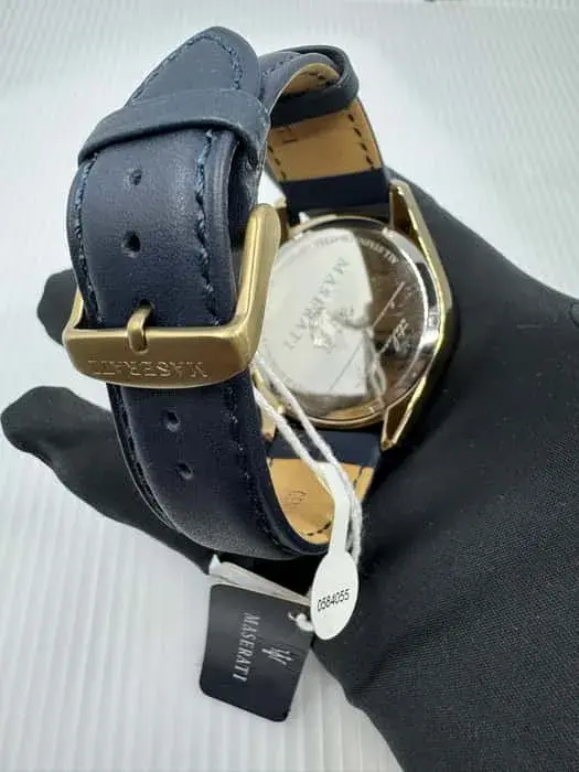 Reloj Maserati Cronógrafo blanco y azul