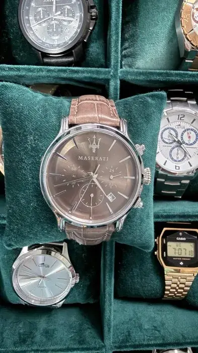 Reloj Maserati Esfera marrón con correa de piel