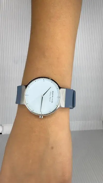 Reloj Bering Blanco con correa azul