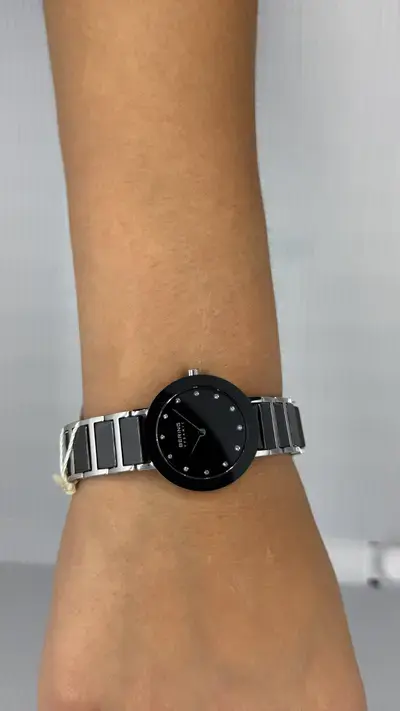 Reloj Bering Ceramic negro bicolor