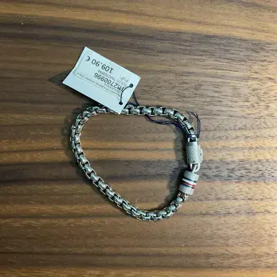 Joya Tommy Hilfiger Pulsera de acero de eslabón cuadrado